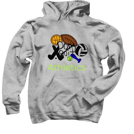 Don?t quit do it, a Sport Grey Pullover Hoodie