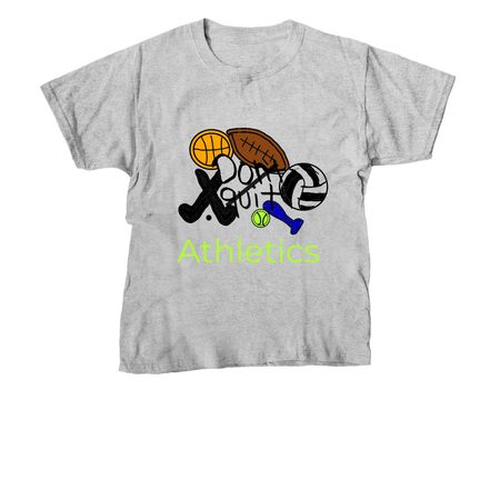 Don?t quit do it, a Sport Grey Youth Unisex Tee