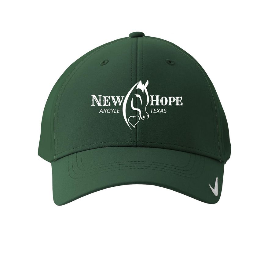 New Hope Logo Hat Collection, a Gorge Green Printed Nike Dri-FIT Legacy Performance Cap