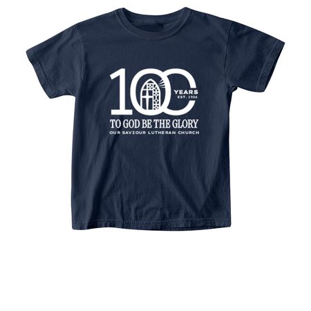 OSKC Centennial: 100 Years T-shirt, a True Navy Comfort Colors Youth Tee