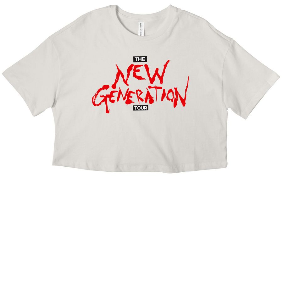 Young Thug New Generation Tour Shirt, a Vintage White Women?s Cropped Cotton Tee