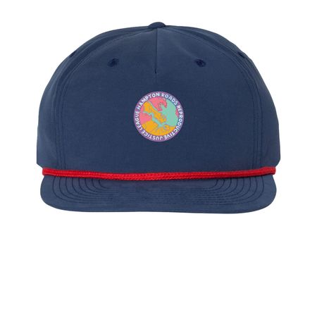 HRRJL Map Hat, a Navy/ Red Printed Umpqua Snapback Cap