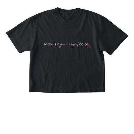 More Than a Month, a Black Comfort Colors Boxy Tee