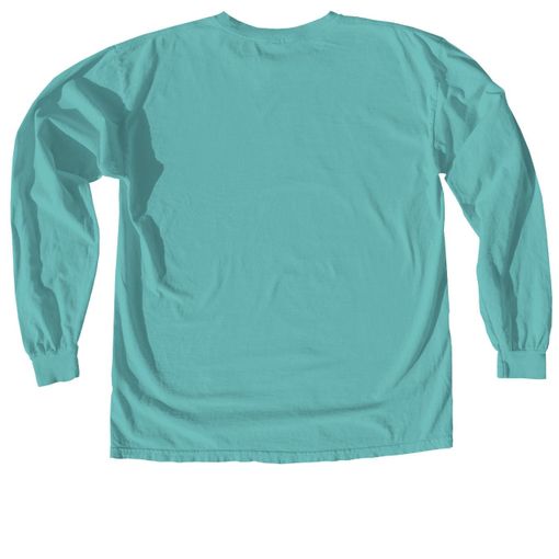 The Babe with the [Yarn] Power #2 Seafoam Comfort Colors Long Sleeve Tee