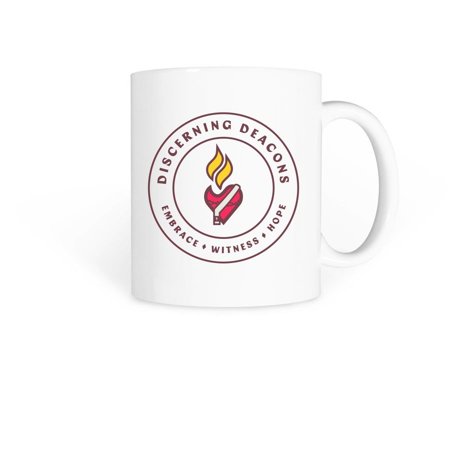 Discerning Deacons Mug, a White Coffee Mug