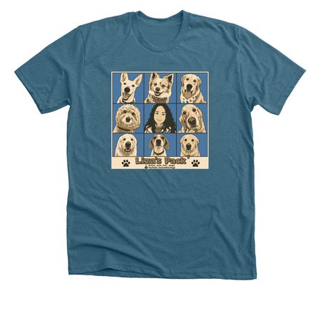 Liza?s Pack, a Heather Deep Teal Premium Unisex Tee