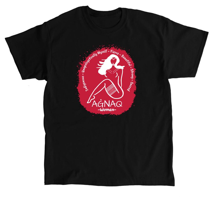 Agnaq- Woman, a Black Classic Unisex Tee