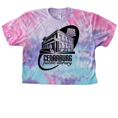 Tie-Dye Vibe T shirts, a Cotton Candy Women's Tie Dye Cropped Tee