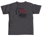 Okami&nbsp;, a Graphite Comfort Colors Unisex Tee (back-view)