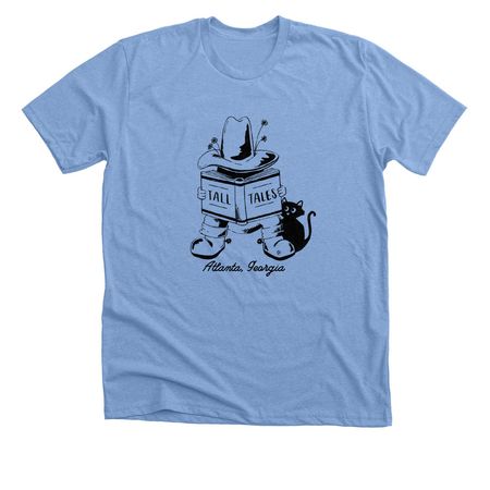 Tall Tales (Atlanta) merch!, a Heather Carolina Blue Premium Unisex Tee