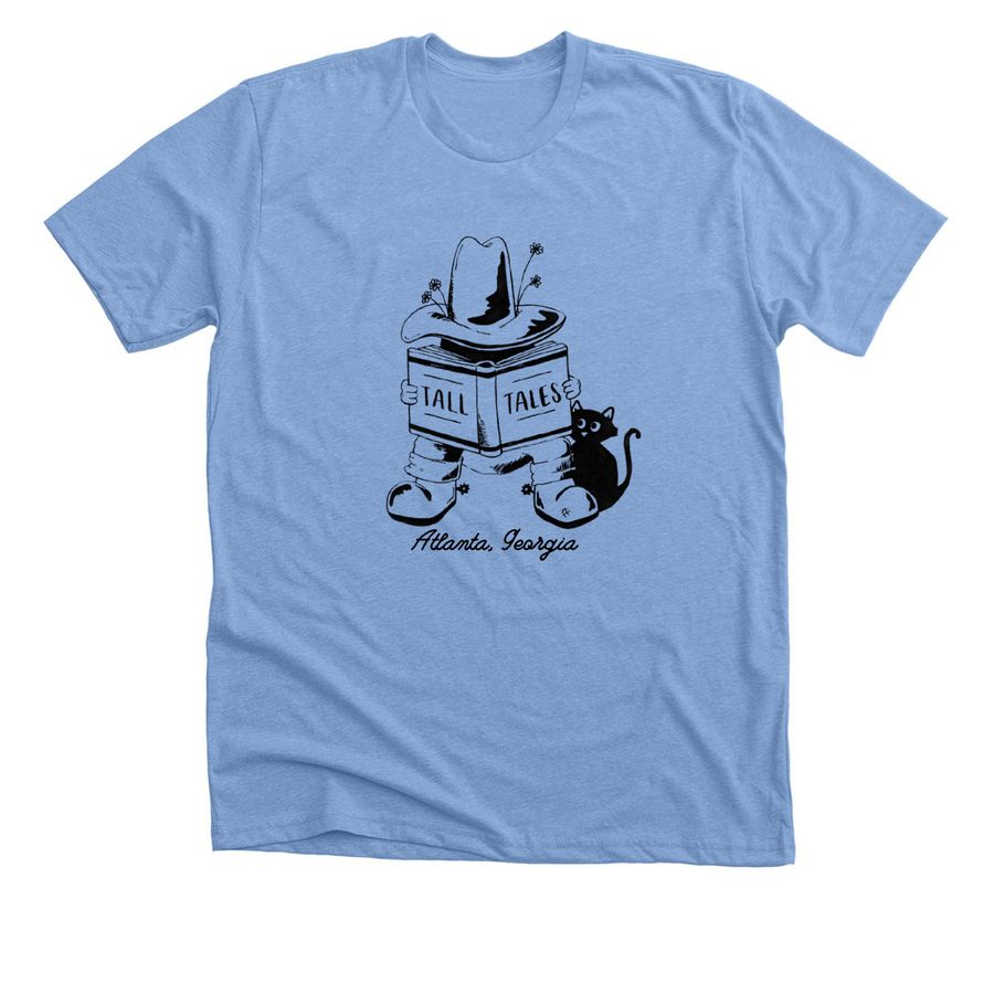 Tall Tales (Atlanta) merch!, a Heather Carolina Blue Premium Unisex Tee