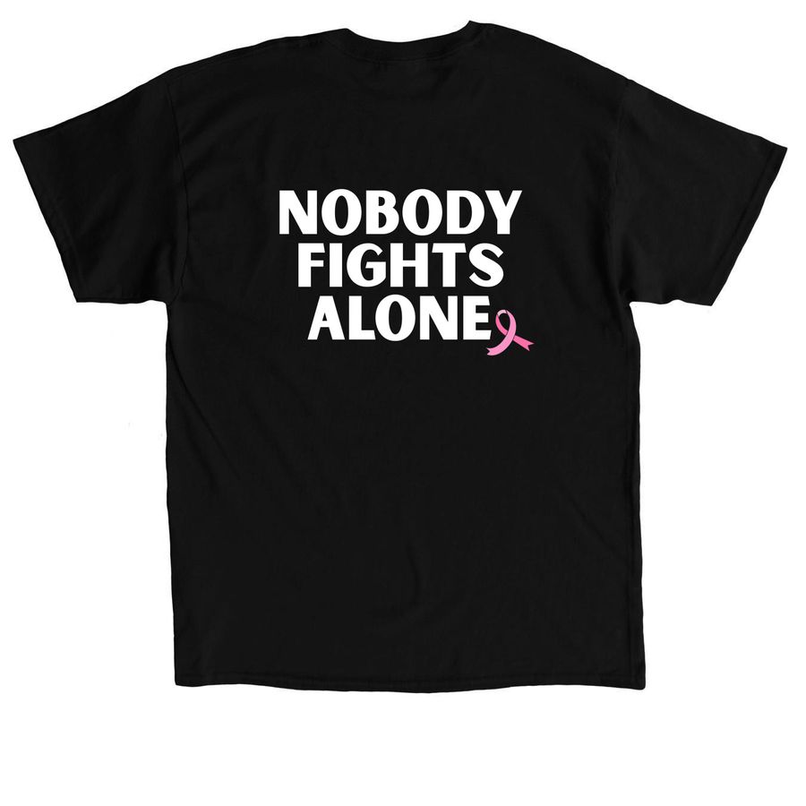 I Wear Pink for Makenzee, a Black Classic Unisex Tee (back-view)