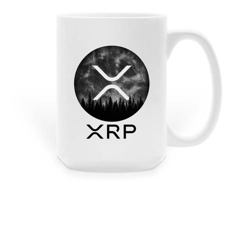 XRP Moon Coffee Mugs, a White Large Coffee Mug