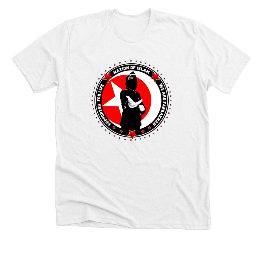 NOI FOI Supporter for Life, a Solid White Blend Premium Unisex Tee