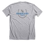 Sugarland Horseshoe Logo, a Athletic Heather Premium Unisex Tee (back-view)