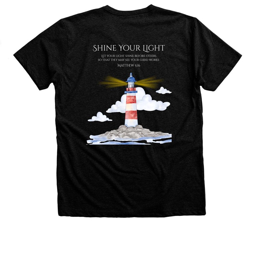 Nationals&nbsp;, a Black Heather Premium Unisex Tee (back-view)