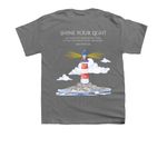 Nationals&nbsp;, a Charcoal Youth Unisex Tee (back-view)