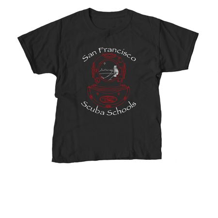 San Francisco SCUBA Schools Merch!&nbsp;, a Black Youth Unisex Tee