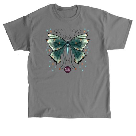 Whimsy Butterfly Wearables, a Charcoal Classic Unisex Tee