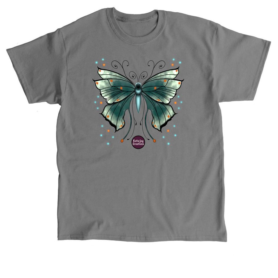 Whimsy Butterfly Wearables, a Charcoal Classic Unisex Tee