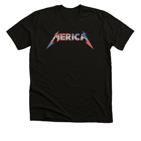 Merica, a Black Heather Premium Unisex Tee