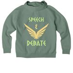FHS Speech & Debate Merch, a Matcha Green Allmade Organic CVC Pullover Hoodie (back-view)