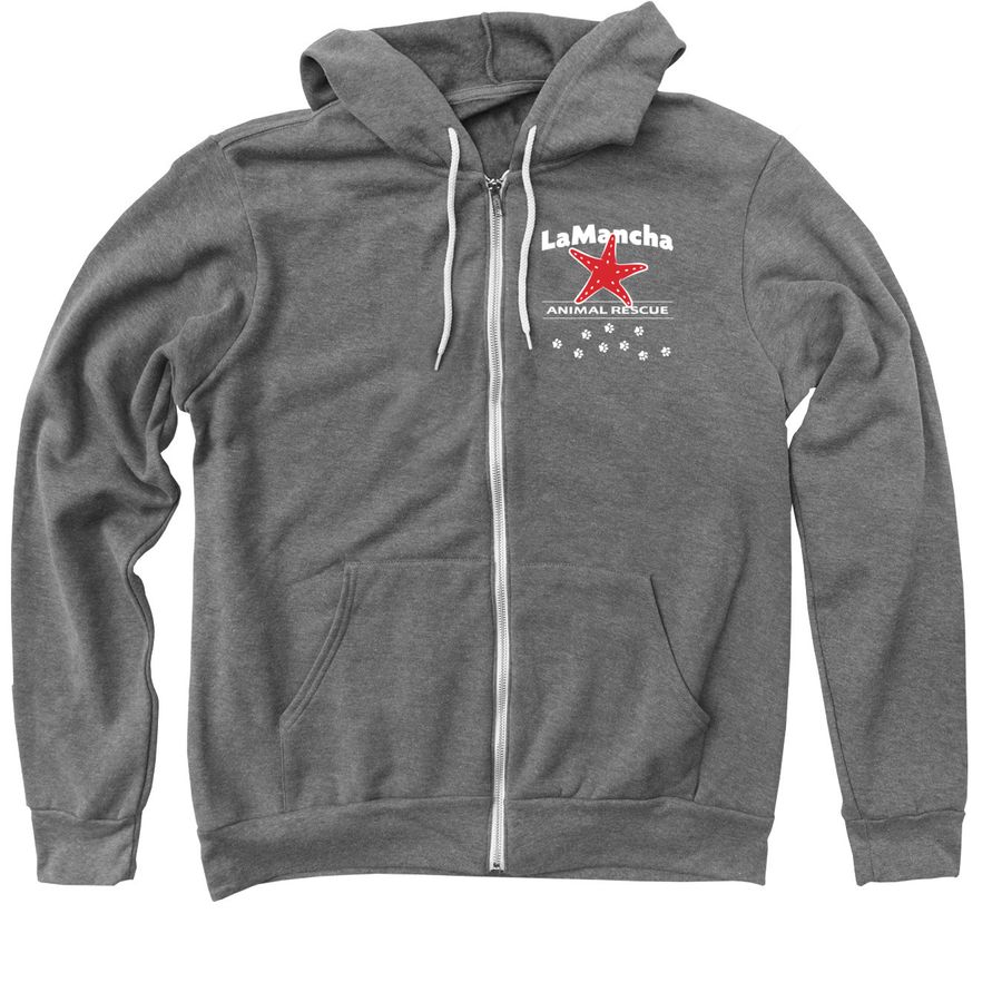 Together We Can Make A Difference - LaMancha, a Deep Heather Zip Up Hoodie