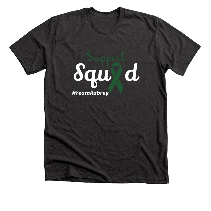 Aubrey?s Support, a Dark Grey Heather Premium Unisex Tee