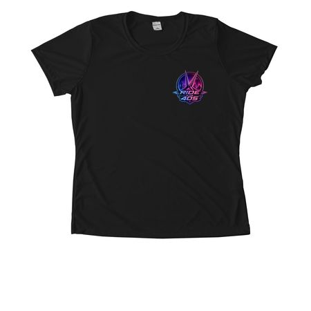 Summer Merch, a Black Women's Performance Tee