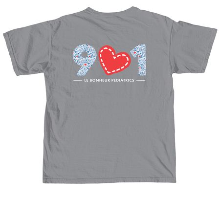 Le Bonheur Pediatrics, a Granite Comfort Colors Unisex Tee