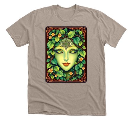 Green Lady, a Heather Stone Premium Unisex Tee