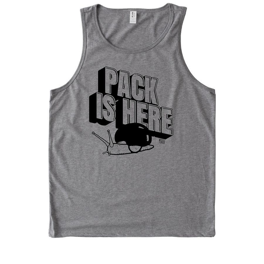 SLUG LIFE by MSTIZA, a Aluminum Grey Allmade Eco Triblend Tank