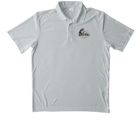 BWGT Official Polo, a Silver Unisex Performance Polo