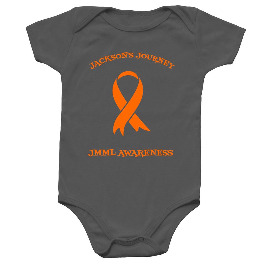 Jackson's Journey Onesie's, a Charcoal Infant Onesie