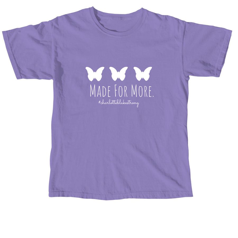 Charlotte Blake Fundraiser, a Violet Comfort Colors Unisex Tee