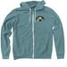 Ruff Patch Rescue, a Heather Deep Teal Zip Up Hoodie