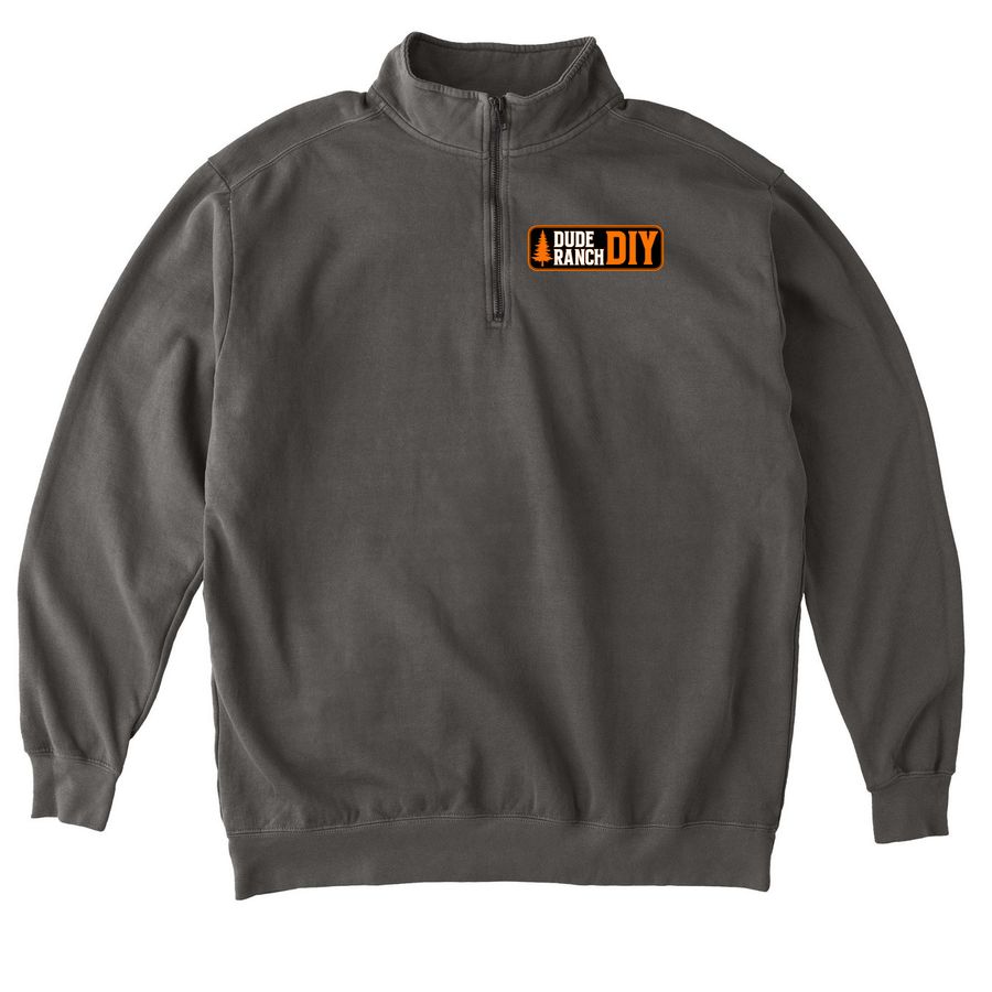 Quarter Zip, a Pepper Comfort Colors Quarter Zip Pullover