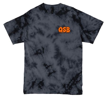 QSB Trail & Treat, a Black Crystal Tie Dye Tee