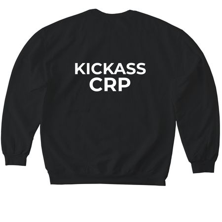 KICKASS CRP T-Shirt, a Black Softstyle Crewneck Sweatshirt
