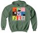 The Feathered Brush Tees and Hoodies, a Military Green Softstyle Youth Pullover Hoodie