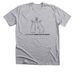 Holiday Bunny Pair (black print), a Athletic Heather Premium Unisex Tee