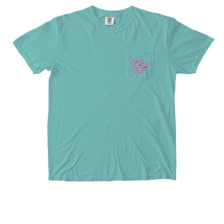 Power in Your Pocket, a Chalky Mint Comfort Colors Pocket Tee