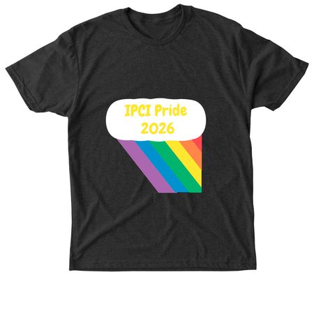 2026 IPCI Pride Shirt Campaign, a Vintage Black Triblend Unisex Tee