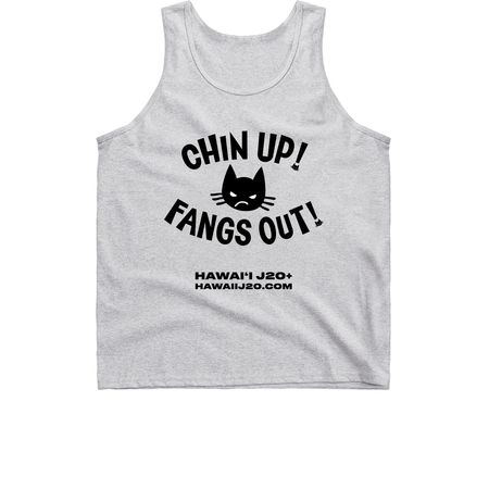 Chin Up!, a Sport Grey Classic Unisex Tank Top
