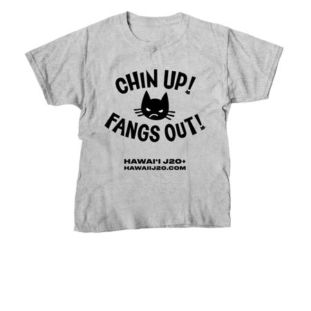 Chin Up!, a Sport Grey Youth Unisex Tee