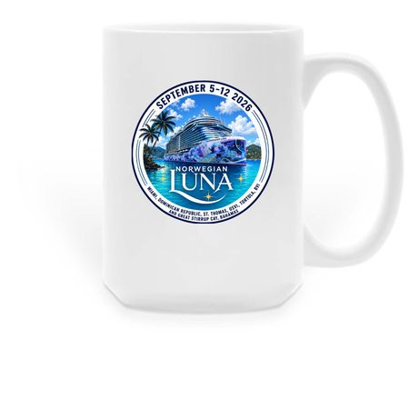 Here's your NCL Luna Mug!, a White Large Coffee Mug