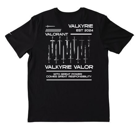 VALKYRIE STAPLE 02 - ATHLETICS, a Black Nike Dri-FIT Jersey Blend Performance Tee