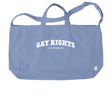 Gay Rights and Wrongs, a Elemental Blue Reclaimist G2G Tote Bag