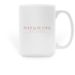 Root & Return Mug, a White Large Coffee Mug