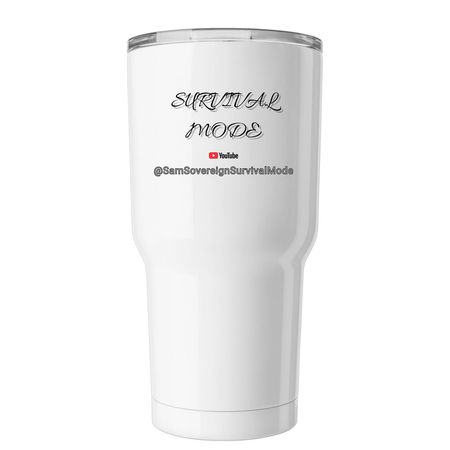 Survival Mode Official Tumbler, a White Insulated Tumbler
